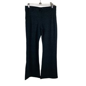 Betabrand Two-Pocket Dress Pant Yoga Pants Boot Cut Green And Black